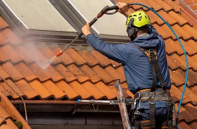 Démoussage et hydrofuge de toiture à Plouzévédé